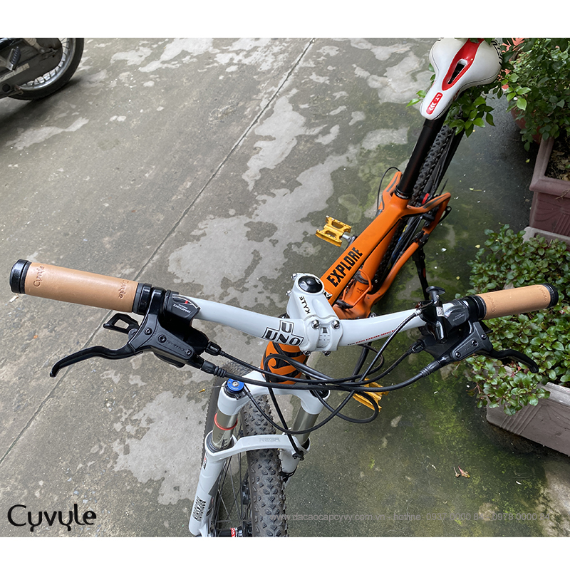 Bọc tay cầm xe đạp da bò cao cấp tcrb5502 - 4
