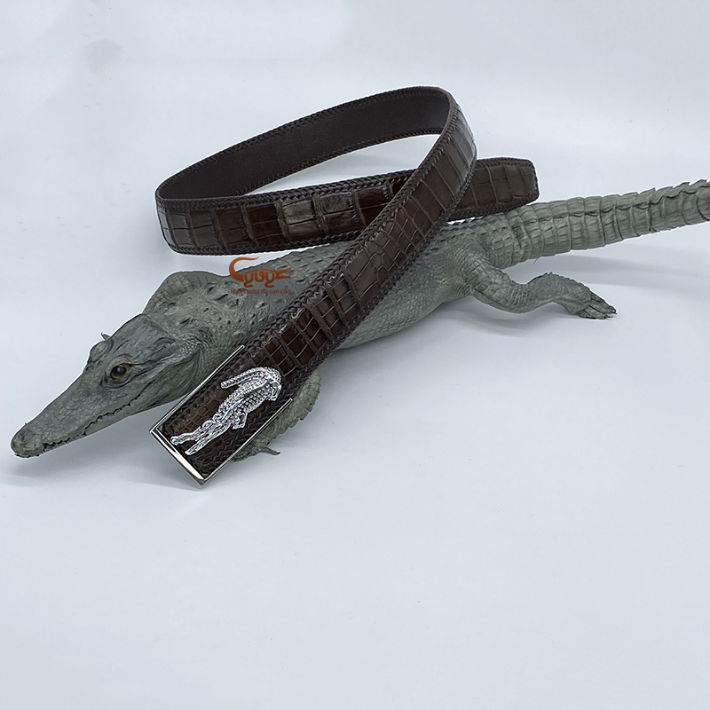 Thắt lưng da cá sấu handmade tc402hm - 6