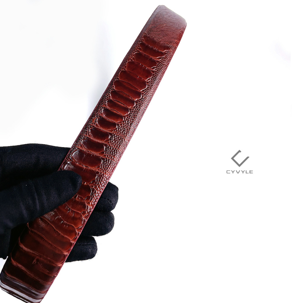 Thắt lưng da chân đà điểu to35nd - 3