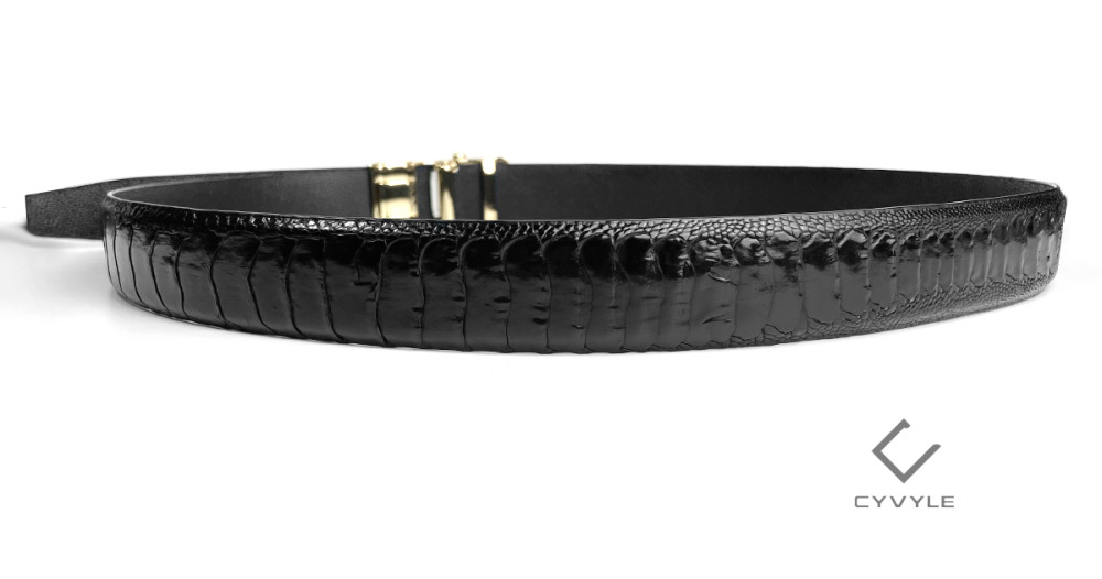 Thắt lưng da chân đà điểu - 4