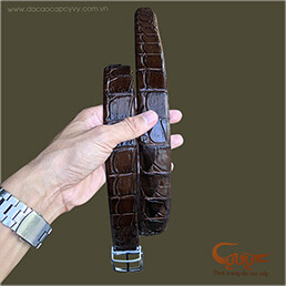 Thắt lưng da cá sấu gai đuôi - TCGD352